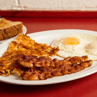 Two Eggs & Bacon or Sausage Special