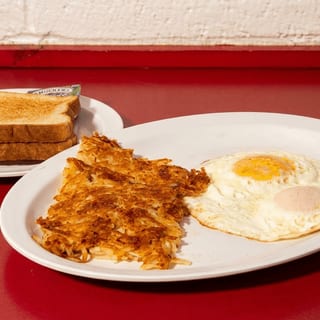 Two Eggs Breakfast Plate