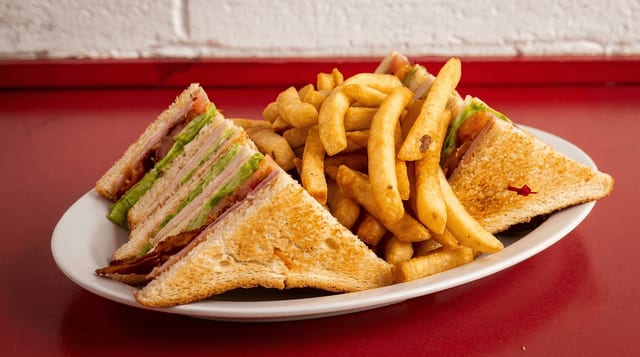 Turkey Club Sandwich.