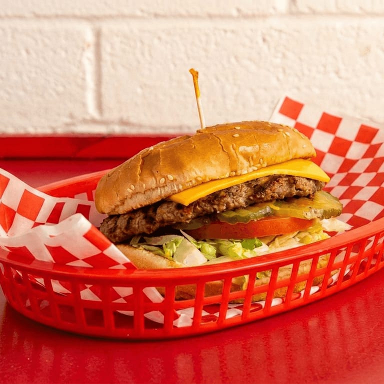 Indulge in Our Cheeseburger