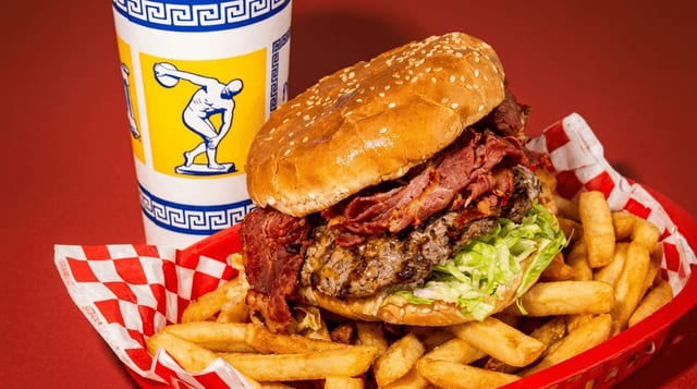 #5. Pastrami Hamburger Special.