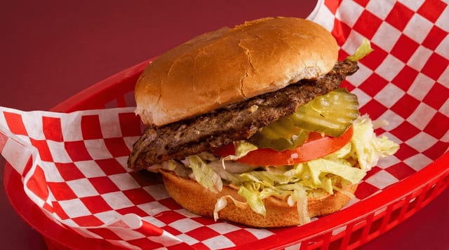 1/6 lb Junior Burger.