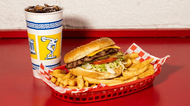 1/4 lb Cheeseburger Special.