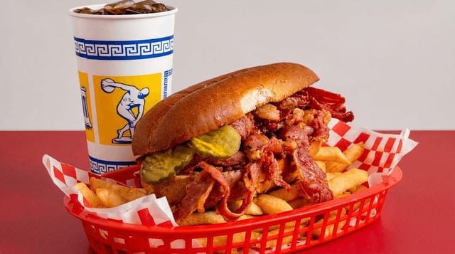 #10. Pastrami Sandwich Special.