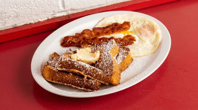 French Toast, Eggs & Meat Special.