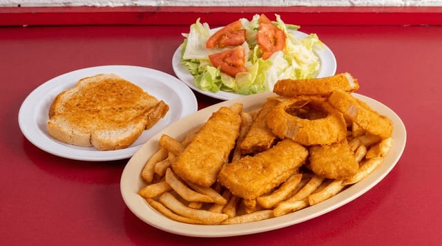 Fish & Chips Dinner.