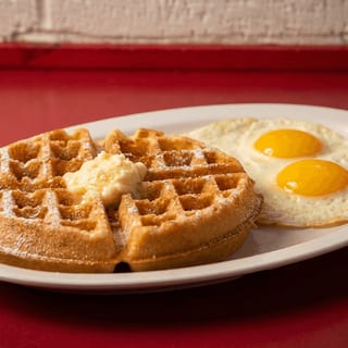 Waffles & Eggs