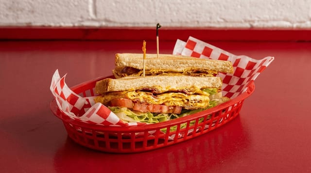Bacon & Egg Sandwich.