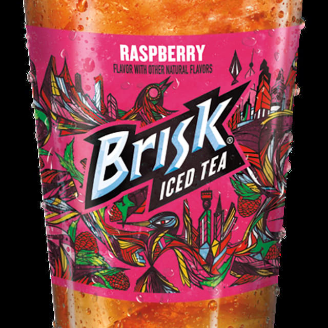 Brisk Raspberry Iced Tea.