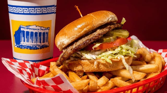 Kids Jr. Burger Meal.